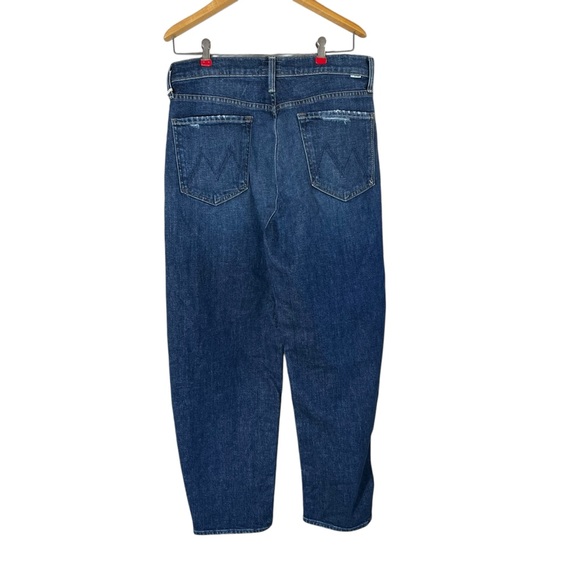 MOTHER The Curbside Flood Wide Straight Leg Jean In Yee Haw - Picture 4 of 16